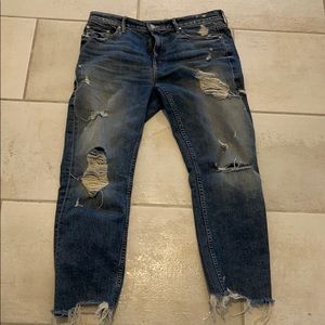 Mother • Distressed The Sinner Straight Jeans